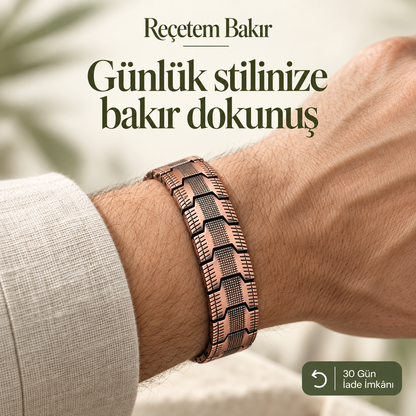 Saf Bakır Bileklik