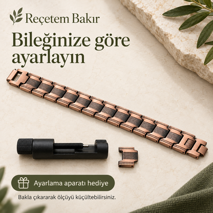Saf Bakır Bileklik